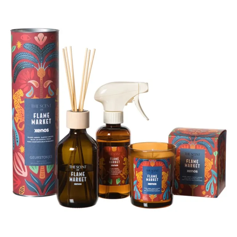 Geurstokjes Flame Market - 150 ml