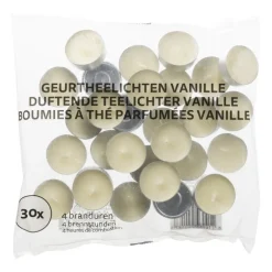 Geurtheelichten - vanille - set van 30