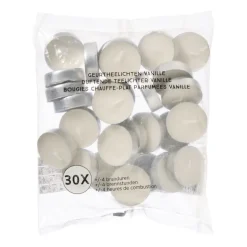 Geur waxinelichten - vanille - set van 30