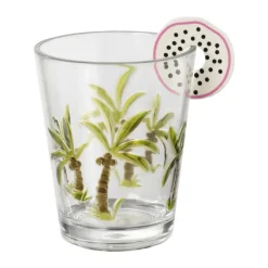 Glasmarkers fruit - set van 6