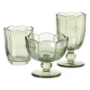 Glas op stam - groen - 240 ml