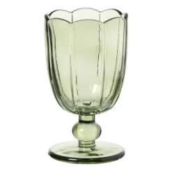 Glas op stam - groen - 240 ml