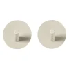 Handdoekhaken - beige - set van 2