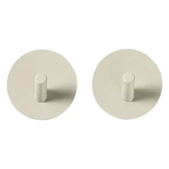 Handdoekhaken - beige - set van 2