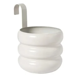 Hangbloempot bubbles - beige - ø15x20 cm
