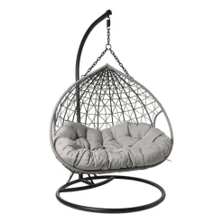 Hangstoel loveseat - grijs - ø120x200 cm