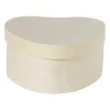 Houten doosje hart - 6x12x12 cm