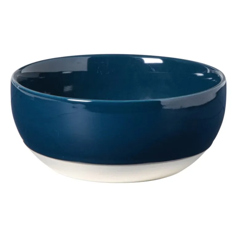 Hugo Kennis schaal - blauw/wit - ø12 cm