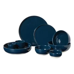 Hugo Kennis schaaltje - blauw/wit - ø9 cm