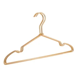 Ijzeren kleerhangers - goudkleurig - set van 4