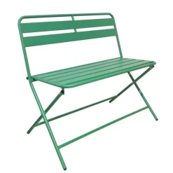 Inklapbare bistrobank Kos - groen - 81x90x48 cm