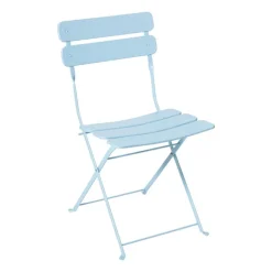 Inklapbare bistrostoel Kos - blauw - 84x48x42 cm