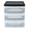 Iris ladesysteem A5 - 3 lades - zwart - 26x22x19 cm