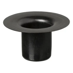 Kaarsenhouder voor fles - zwart - ø5x2.6 cm