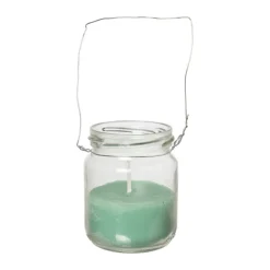 Kaars glas klein - diverse varianten - 6.8x8.7 cm