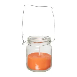 Kaars glas klein - diverse varianten - 6.8x8.7 cm