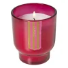 Kaars in glas - roze - ø7.5x8.5 cm