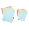 Kaart met enveloppen - multikleur - set van 24