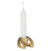 Kandelaar croissant Monique - goud - 4x6.5x6.5 cm