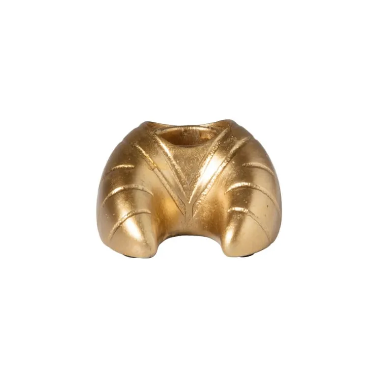 Kandelaar croissant Monique - goud - 4x6.5x6.5 cm
