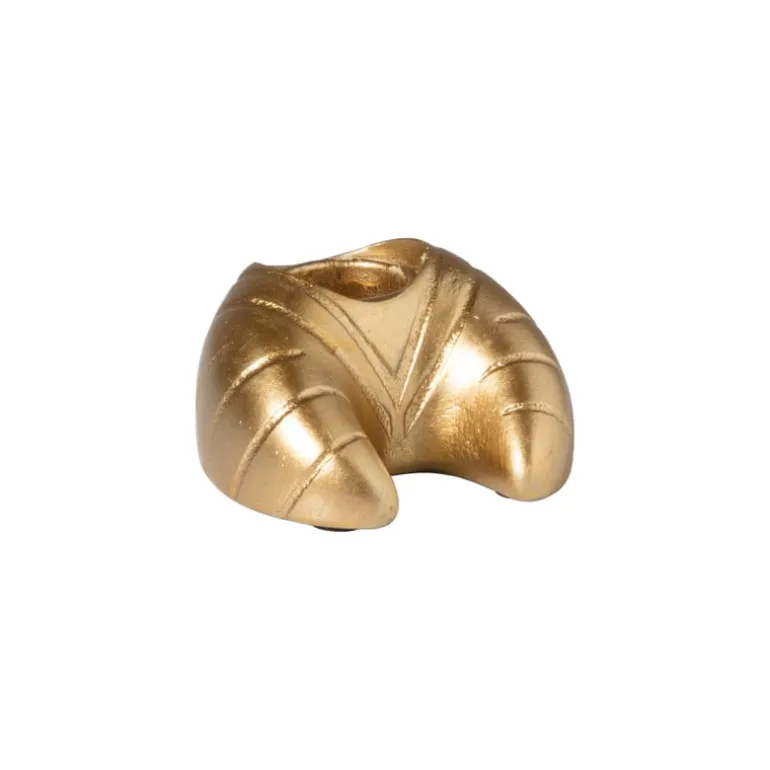 Kandelaar croissant Monique - goud - 4x6.5x6.5 cm