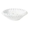 Kandelaar wave - wit - ø13.5x4 cm