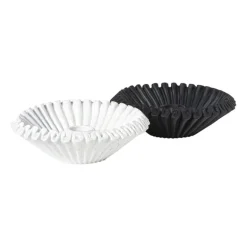 Kandelaar wave - wit - ø13.5x4 cm