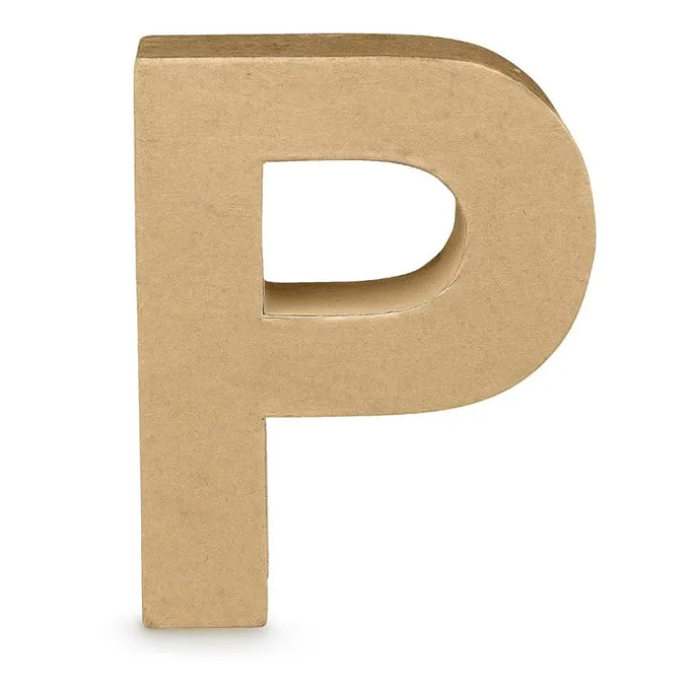Kartonnen letter P