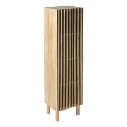 Kast Japandi smal - bruin - 145x40x33 cm