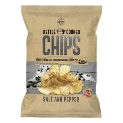 Kettle chips - zeezout en peper - 150 gram