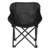 Kids campingstoel compact - zwart - 50x50x40 cm