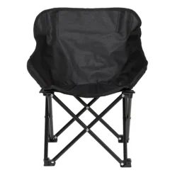 Kids campingstoel compact - zwart - 50x50x40 cm