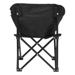 Kids campingstoel compact - zwart - 50x50x40 cm