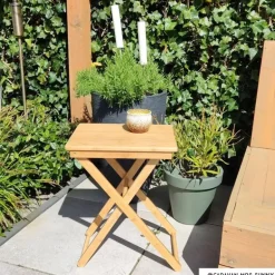 Klaptafel beibu - bamboe - naturel - 42x30x52 cm