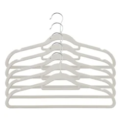 Kledinghanger vilt - grijs - set van 5