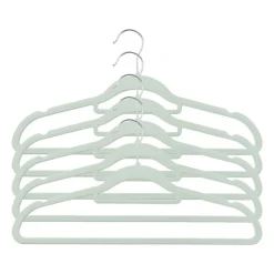 Kledinghanger vilt - groen - set van 5