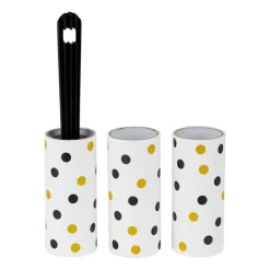 Kledingroller - zwart/wit - 3 rollers