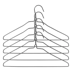 Kleerhangers - zwart - set van 5