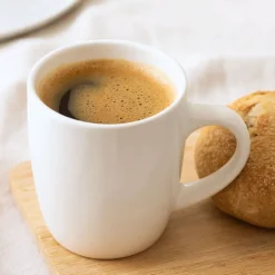 Koffie mok wit - porselein - 200 ml