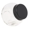 Kruidenpot mini - zwart - glas