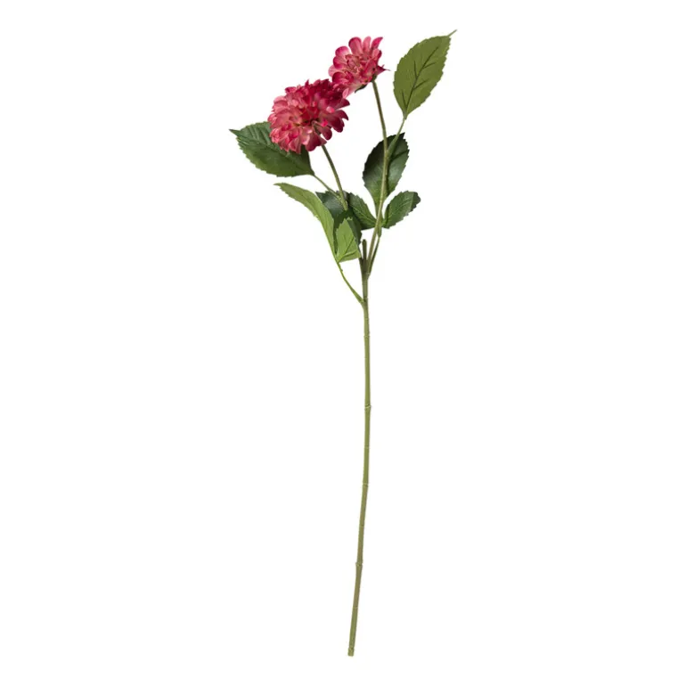 Kunstbloem chrysant rond - roze - 62 cm