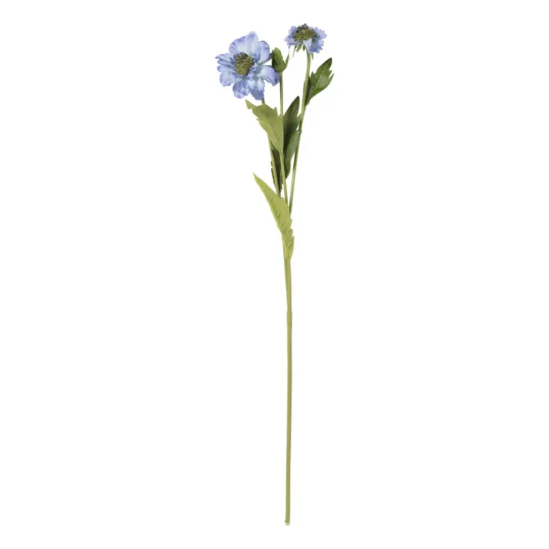 Kunstbloem cosmea - blauw - 57 cm