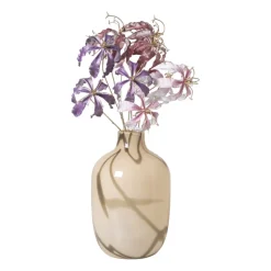 Kunstbloem gloriosa - goudkleurig/roze - 60 cm