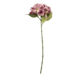 Kunstbloem hortensia - lichtroze - 63 cm