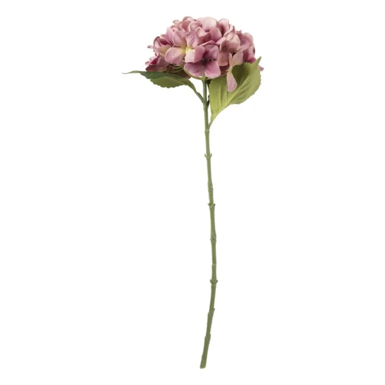 Kunstbloem hortensia - lichtroze - 63 cm
