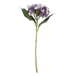 Kunstbloem hortensia - paars - 46 cm