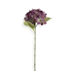 Kunstbloem hortensia - paars - 63 cm