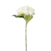 Kunstbloem hortensia - wit - 63 cm