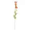 Kunstbloem klaproos - oranje - 60 cm