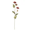 Kunstbloem klaproos - rood - 58 cm